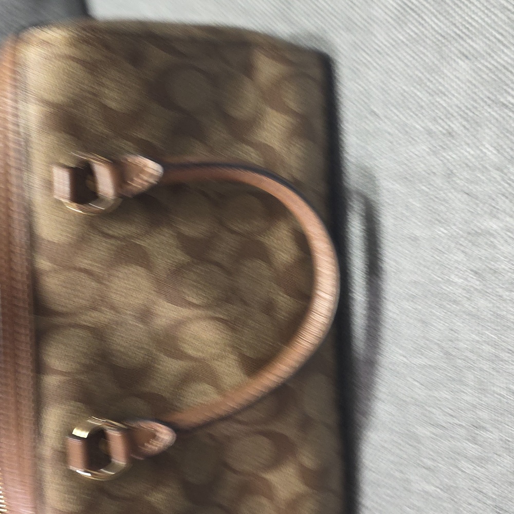 Coach Tan and Brown Satchel - Picture 3 of 8